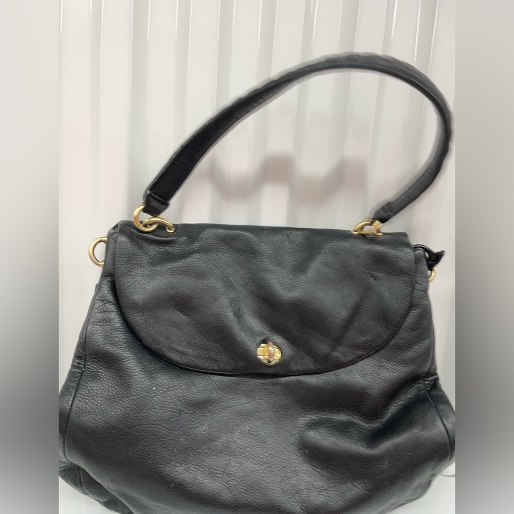 Henri Bendle Black Leather Shoulder Bag